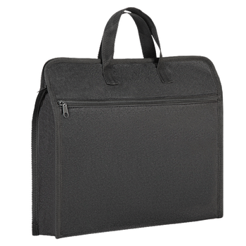 得力(deli)办公公文包商务男女职业文件袋事务包/文件包 手提袋便携 P63753黑色