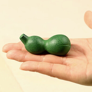 漢墨 葫芦镇尺镇纸 可爱多功能笔搁笔置笔山 文房四宝礼品礼物毛笔架子