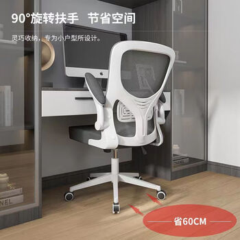 炎恩人体工学电脑椅办公乳胶坐垫电脑椅靠背椅 白框粉网+逍遥款