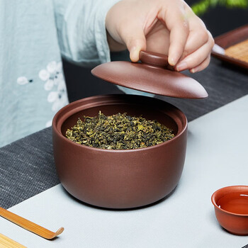 尊壶紫砂茶叶罐茶具大号散茶罐茶缸米桶米缸茶叶壶 元宝茶叶罐 尊壶紫砂茶叶罐茶具大号散茶罐茶缸米桶米缸茶叶壶 元宝茶叶罐