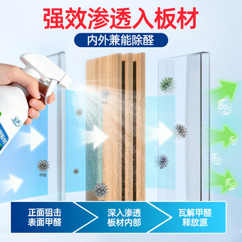 优诺康光触媒除甲醛喷雾剂除苯清除剂新房专用急入住家车强力分解酶母婴