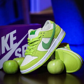 sb dunk low 白绿青苹果复古休闲男低帮板鞋情侣休闲