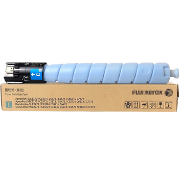 FUJIFILM富士胶片 CT202643 青色墨粉(适用于ApeosPort C3070/C3570/C4570/C5570/C6570/C7070等)约21000页