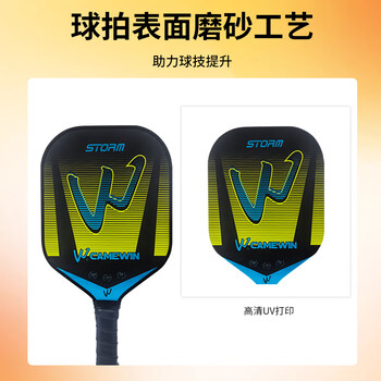 凯威（CAMEWIN）匹克球拍套装玻璃纤维入门Pickleball亲子互动情侣搭档皮克球双拍