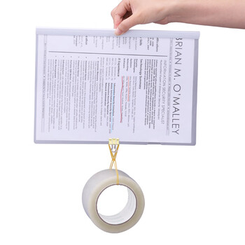 三木（SUNWOOD）10个装 A4 6mm 抽杆报告夹/文件夹 红色Q310