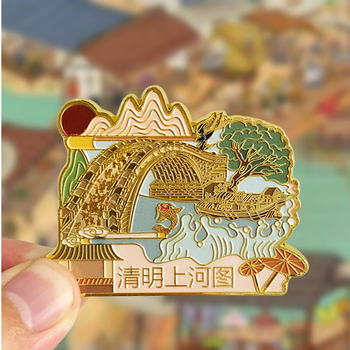 优学库 城市冰箱贴 旅游创意打卡文创金属磁吸中国风冰箱贴礼物 河南 清明上河图 圣诞节 热门商品 优学库 城市冰箱贴 旅游创意打卡文创金属磁吸中国风冰箱贴礼物 河南 清明上河图 圣诞节 热门商品