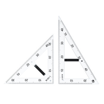 六鑫三角板教师用量角器学具教具磁性小学生初中生数学教具文具学习用品开学季教师节送礼礼物