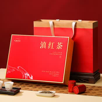 七春正宗云南滇红茶 滇红金丝特级蜜香茶叶 高档茗茶礼盒送长辈250g