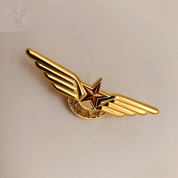 liyancaac中国民航飞行徽章 金属胸章胸针胸徽 民航学院学员航空纪念
