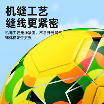 安踏（ANTA）足球5号成人比赛训练标准用球青少年5号足球体考中考耐磨机缝球