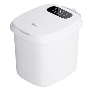 美的（Midea）泡脚桶【熏蒸喷淋+古法按摩】全自动足浴盆 41cm加深泡小腿 4大养生模式 多功能足疗按摩器 ZL310