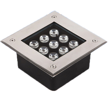 方形地埋灯led户外防水4w9w12w七彩埋地灯地坪灯 方形公园庭院嵌入式