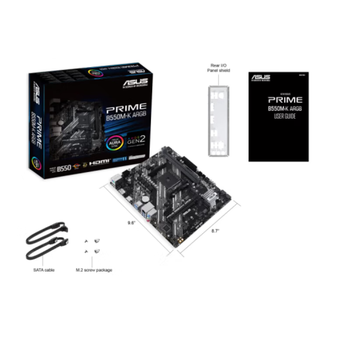 AMD锐龙R7 5700G搭华硕PRIME B550M-K ARGB 主板CPU套装 板U套装