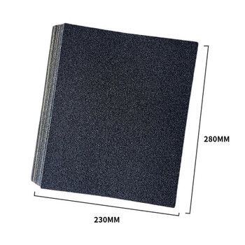 惠象 京东工业自有品牌 水砂纸汽车金属木漆文玩打磨500目100张