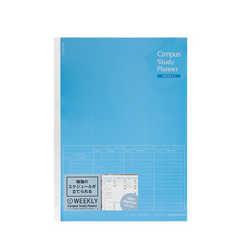 国誉(KOKUYO)进口笔记本子学习计划本周计划日程本子 B5/27张 蓝色1本 NO-Y80MW-B