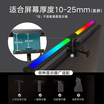 优活达显示器屏幕挂灯笔记本台式灯护眼萤幕电脑挂灯智能屏幕灯