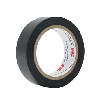 3M 150# 电工胶带 电气绝缘胶带PVC电工胶布无铅600V防潮耐酸碱 六色混装各10卷18mm*10m*0.13mm（1500升级款）