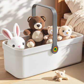 佳帮手涮洗拖把桶14.7L家用长方形拖地塑料长方形手提加厚耐用水桶*55cm