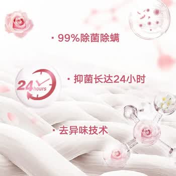 金纺 留香珠 除臭柔顺雪松木200g+沁荔玫瑰200g 两瓶组合装