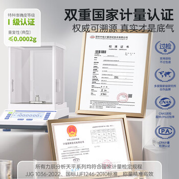 力辰(LICHEN)科技万分之一电子天平实验室精密分析天平 0.0001g精度LC-FA2004 力辰(LICHEN)科技万分之一电子天平实验室精密分析天平 0.0001g精度LC-FA2004