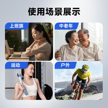 云康宝长柄筋膜枪颈椎腰部腿全身肌肉深层放松按摩仪器长颈膜枪生日节日男女友礼物