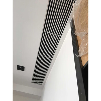 定制abs空调出风口加长隐形无边框风口极窄边框内嵌线条型格栅 普通款