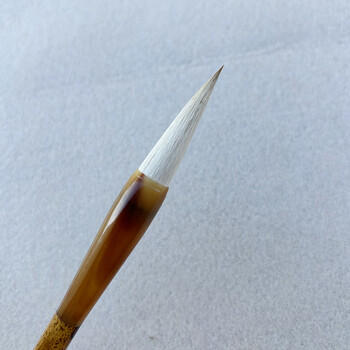 芬尚 文房四宝用品 兼毫毛笔 学生书法国画专用初学者入门毛笔 黄杆小号出峰约3.5cm