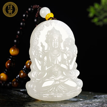 観音菩薩の和田玉の置物 観音菩薩の和田玉の置物 観音菩薩の和田玉の置物 和田玉
