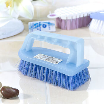 茶花刷子 连体鞋刷 洗衣刷 1只装随机颜色