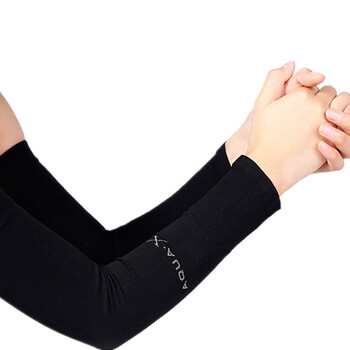 冰袖防晒女护手臂加长款户外冰爽遮阳韩版手袖护臂冰丝凉滑学生夏