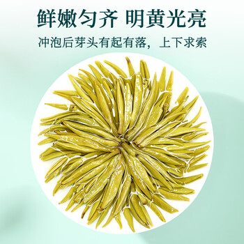 七春 黄茶岳阳君山银针茗茶小罐装自己喝60g口粮茶茶叶伴手礼