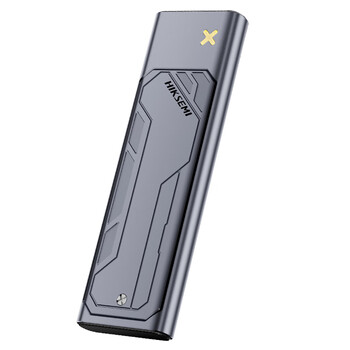 海康威视（HIKVISION）M.2 NVMe/SATA双协议移动硬盘盒合金Type-C3.2接口SSD固态硬盘外置盒适用笔记本电脑手机M2盒子