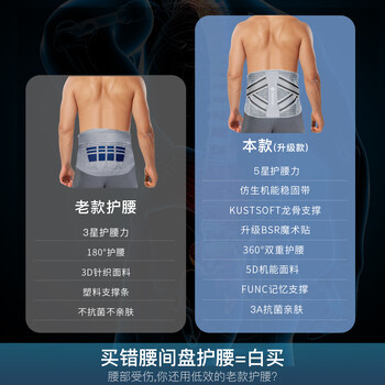 百斯锐5D护腰腰椎间盘突出护腰带医用专用级腰带女腰椎男劳损士腰部支撑