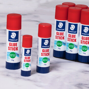 施德楼（STAEDTLER）22g高粘度固体胶水胶棒 快干耐用手工DIY学习文具办公用品开学必备920122