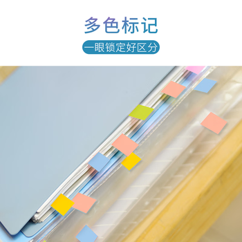 3M 便利贴 报事贴/便条纸/记事贴/便签纸/便签本 办公用品 学习文具 670S-4AP 狠贴系列彩色纸质标签