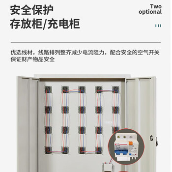 奈高（NAIGAO）手机充电柜对讲机柜多门存放柜储物柜医院学校工厂手机充电柜30门