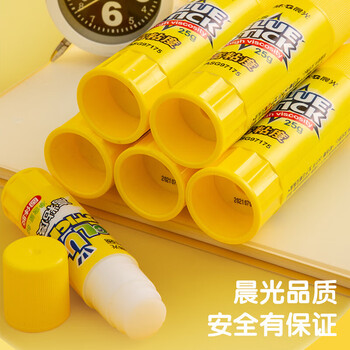 晨光(M&G)文具25g高粘度固体胶PVP 学生手工固体黏胶 快干耐用胶棒 办公用品12支装MG7104