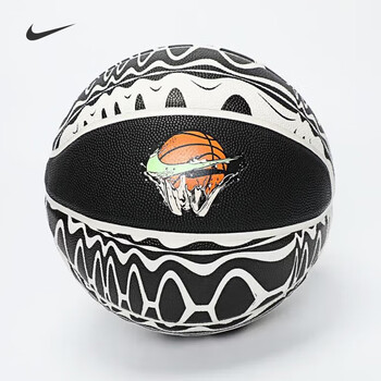 耐克（NIKE）篮球比赛训练通用防滑耐磨7号黑白N100825905007/FB2272-050