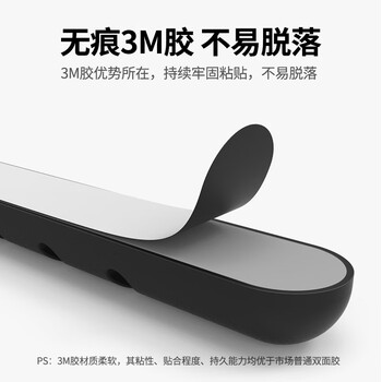 绿联桌面理线器 数据线收纳固定绕线器 电脑线缆收纳整理卡夹 50257