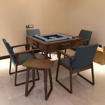 实木麻将桌餐桌两用北欧风格电动 现代简约家用机麻 麻将机全自动