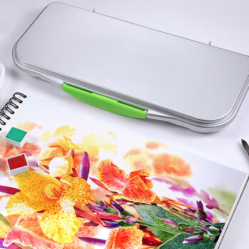 蒙玛特(Mont Marte)颜料调色盘18格 颜料盒水彩颜料调色板水粉绘画美术画画颜料盘 便携带盖调色盒MAPL0009 速写 马克笔绘画 蒙玛特(Mont Marte)颜料调色盘18格 颜料盒水彩颜料调色板水粉绘画美术画画颜料盘 便携带盖调色盒MAPL0009 速写 马克笔绘画