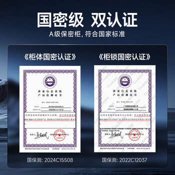 奈高（NAIGAO）保密柜文件柜办公国家保密认证铁皮柜密码柜保险柜资料柜防盗柜