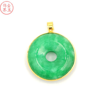 中国　玉石翡翠彫刻　玉器　玉壁　玉飾　玉珮　V　R5618 翡翠玉璧品牌及商品- 京东