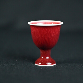 釉里红高足杯价格报价行情- 京东