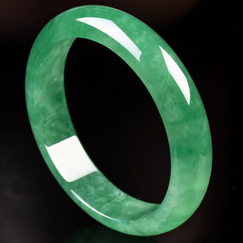 豆种翡翠飘花手镯型号规格- 京东