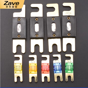 ZAVE 叉栓式汽车保险丝片 小号螺栓保险片200A（2只）