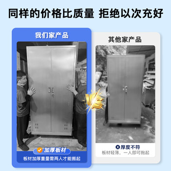 华宇天地201不锈钢更衣柜六门员工储物柜文件柜带锁浴室更衣存包柜子