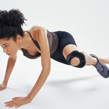 迈克达威（McDavid）登山跑步骑行户外网羽保护膝盖篮球护具可调支撑护膝419  S/M码