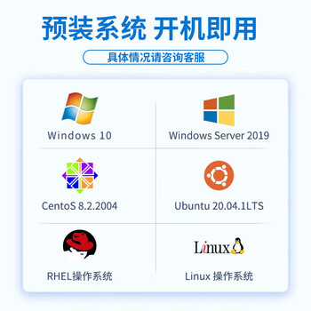 联想（Lenovo）问天WA5480G3服务器 6530*2 64G内存*2 960G*2 9440-8I GPU供电线 2700W*4