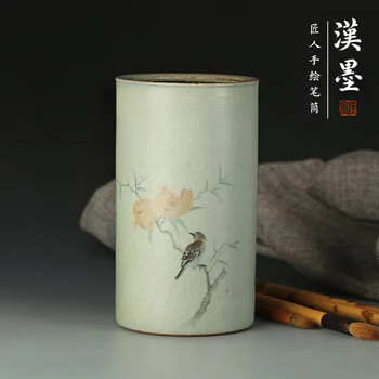 陶瓷香菇头笔筒型号规格- 京东